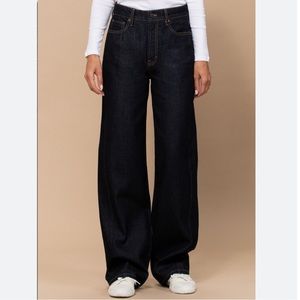 Hidden Jeans Logan Dad Jean Dark Wash Wide Leg sz 27 NWOT